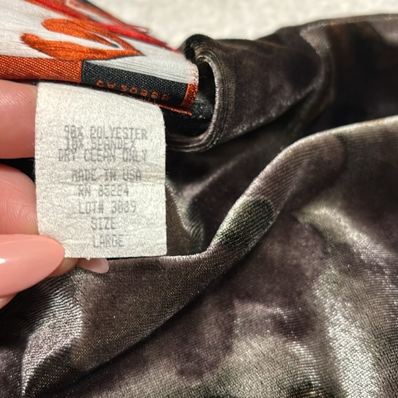 Vintage edin Velvet Long Sleeve Blouse - Picture 10 of 10